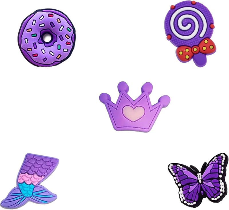 BULKITEM 25 Pcs Gamer, Summer, Nurse, Pink, Hunting, Black,USA american flag crocs,Shoe Charms, Cute Shoe Accessories Gifts Charms for Teens Kids Adults - Image 3